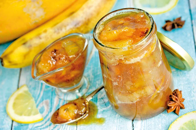 Bananen-sinaasappeljam